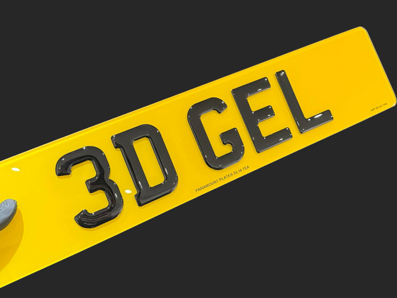 3D Gel vs 4D Acrylic Number Plates — Which Should You Choose?