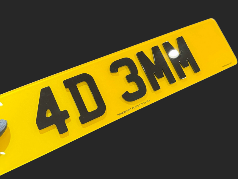 What is a 4D Number Plate?