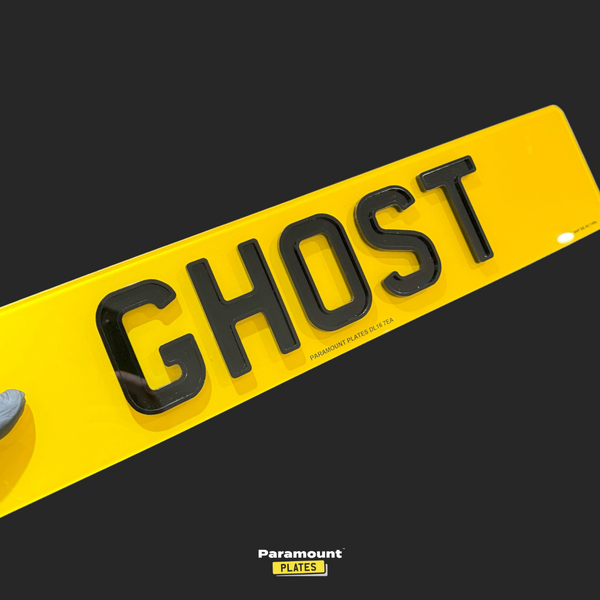 Are Ghost Number Plates Road Legal in the UK?