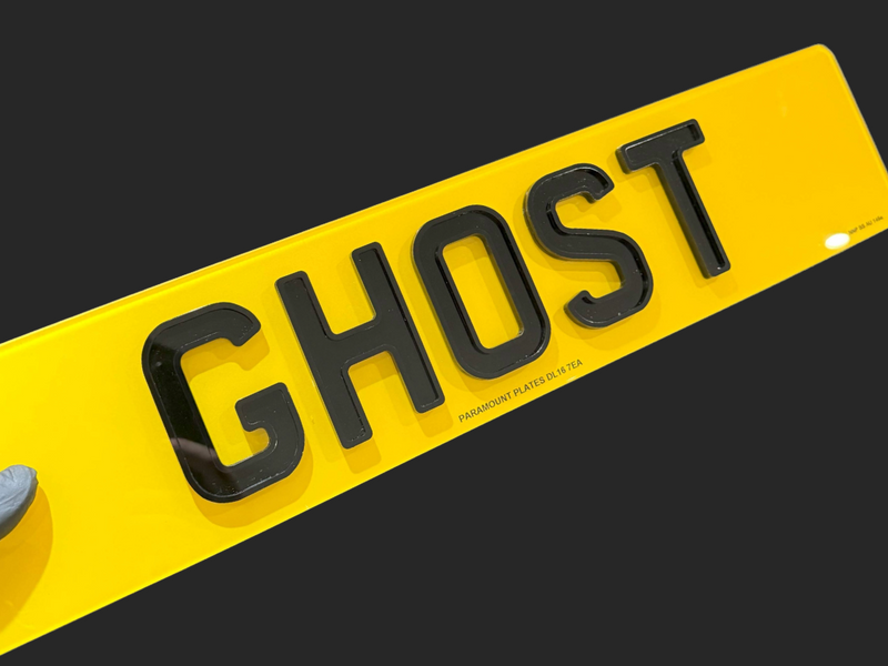 Are Ghost Number Plates Road Legal in the UK?